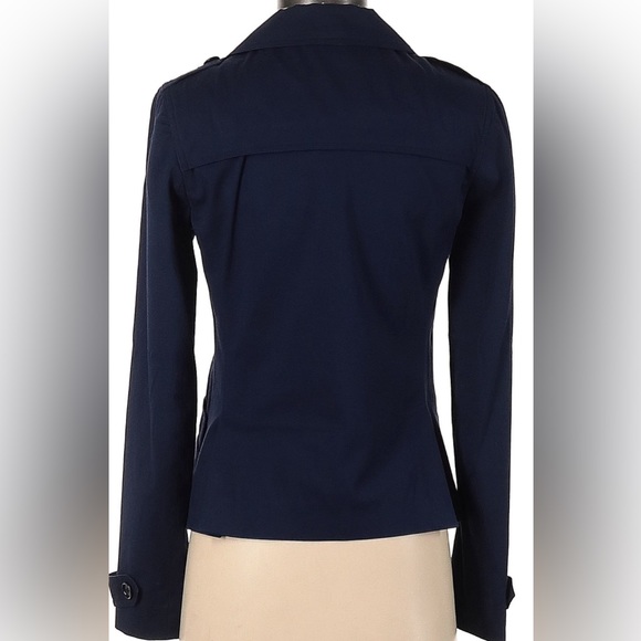 THEORY || Navy Blue Double Breasted Blazer/Jacket/Peacoat. Sz. M - Picture 2 of 12